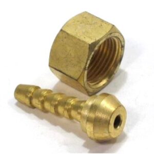 Bilde av slangesokkel 3/8"H 10mm stuss, designet for effektive tilkoblinger i gass- og væskeapplikasjoner.