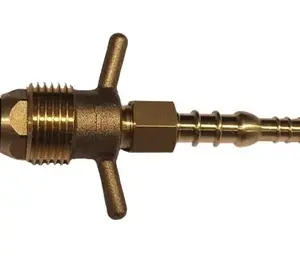 Overgang POL vingemutter - 6,3 - 8mm slangesokkel