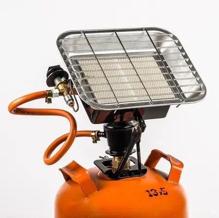 Strålevarmer 5 kW flaskefeste