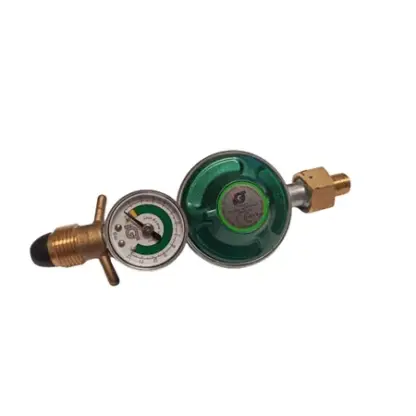 Regulator 50mbar POL - 1/4"V – gassregulator med POL-tilkobling og 1/4" ventil for stabil trykkontroll