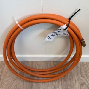 Propanslange 8mm med hurtigkobling i begge ender - 4 m